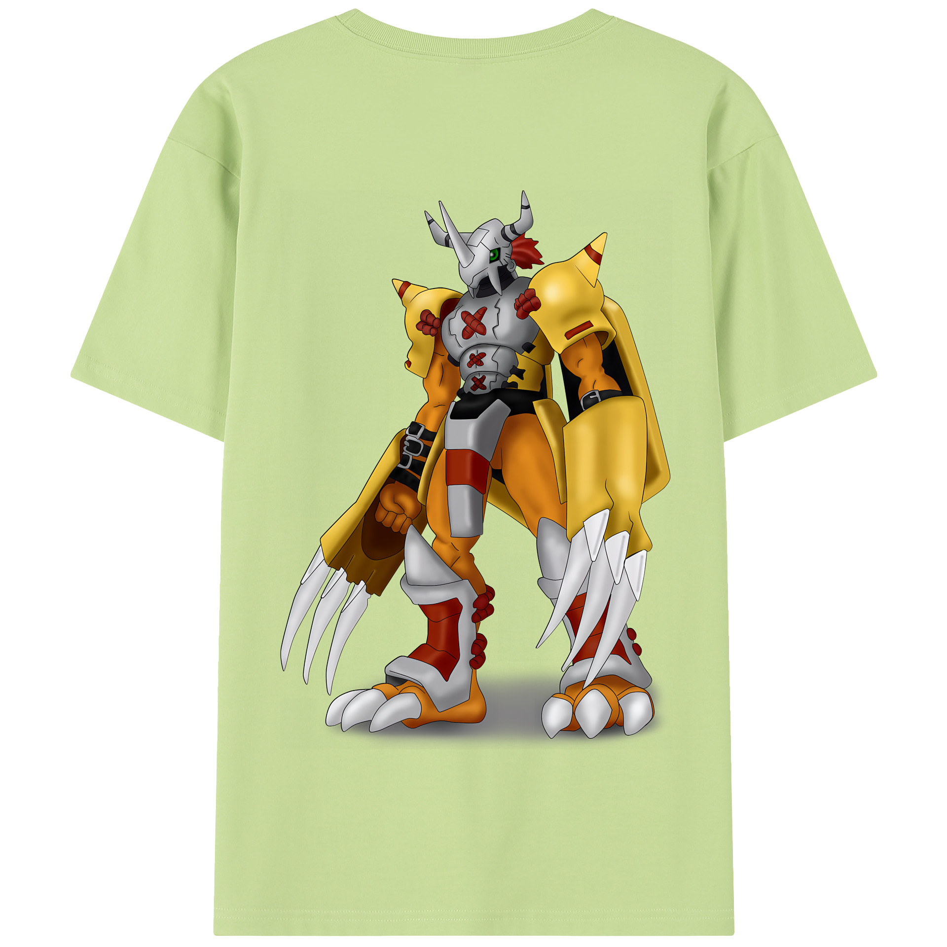 （画像用） Digimon デジタルモンスター/デジモン 綿100％半袖Tシャツ（背面プリント）